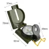 Compass de alta qualidade de avistamento militar lente bússola / alta qualidade inclinômetro bússol / bússola profissional