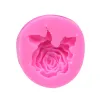 Vormen Bloem Bloom Rose vorm Siliconen Diy 3D Cake Mold Fondant Soap Cupcake Candy Chocolate Jelly Decoratie Bakgereedschap Mallen