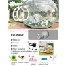 Średnica 4M+1,5 m Tunel Kids Party Balony Fun House Giant Clear Inflatal Crystal Igloo Dome Namiot Bubble Transpirent Bubble Balloons House