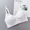 Maternity Intimates Maternity Bras White Wirefree Nursing Bra Pregnancy Clothes Prevent Sagging Breastfeeding Womens Breathable Lactancia Bra d240426