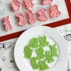 Moulds 2024 New Easter Bunny Biscuit Mould Cartoon Rabbit Cookie Cutter Fondant Cake Mold Handmade Baking Pastry Cake Decoration Tools