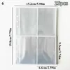 A5 Binder Photo Album Cover Love Heart Storage Book Cover حامل بطاقة التغلب على الألبوم التخزين كتاب Book Small Card Storage Hollow DIY