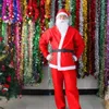 Party-Dekoration 5pcs/Set Männer Weihnachtskostümfest Santa Claus Weihnachtsanzug Atmosphären Kleidung Nicht gewebter Stoff Geschenk