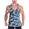 Men's Tank Tops Camouflage Faith Overcomes Fear Printed Gym Vest Mens Fitness Sports T-shirt Mesh Breathable Quick Drying Muscle VestL2404