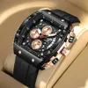 Wristwatches الفاخرة العلامة التجارية أزياء أزياء Onola متعددة الوظائف الكوارتز الشريط الصامت الساعة Q240426