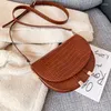 Axelväskor swdf vintage djurtryck crossbody för kvinnor dubbel rems väska modedesigner handväskor kvinnlig budbärare