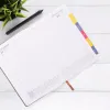 Notebooks 2024 Agenda Book Planner Delicate Notebook Pads Portable Notepad Paper Wekelijkse maandelijkse kantoorschema Book voor Engelse laptops