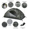 1 / 2 Person Ultralight Camping Tent Portable Tent Anti-UV Coating UPF 30 for Outdoor Beach Fishing Travelling Backpacking Tent 240416