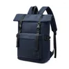 Ryggsäck Retro Classic Canvas Bag Outdoor Mountaineering Travel Waterproof Laptop Computer College Student School