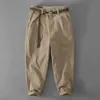 Pantalones para hombres de diseño único pantalones de carga de algodón tendencia para hombres pantalones casuales cintura elástica 29-36 Pantalones Hombre Pantalon Hommel2404