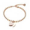 Donne039s Bracciale in acciaio inossidabile Bracciale in oro rosa Gioielli placcati Gioielli Amore Regolabile Bracciale Wel Well intero FGS8078284085