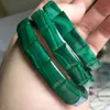 Natural Malachite Stone Beads Braclet Natural Gem Stone Armband för Woman For Gift Wholesale 240410