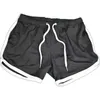 Men's Shorts 2024 Mens Sports Gym Athletic Shorts Middle Trousers Elastic Band Sports Man Middle Soft Cotton Blend Running d240426