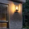 Vägglampor vecli utomhus blixtljus vattentät svart trappgång villa trädgård balkong
