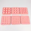 Moulds 9/16/25/36 Cavities Round Balls Chocolate Molds with Cover Silicone Food Grade Nonstick Candy Cake Ice Cube Baking Supplies