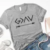 Women's T Shirts God Is Greater Than The High And Lows Shirt Tshirt Christian Tee Faith Summer Short Sleeve Harajuku Style