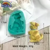 Moulds Cute Duck Dog Sheep Milk Cow Model Fondant Silicone Mold Chocolate Biscuit Dessert Cake Decorating Tool DIY Kitchen Baking Mould