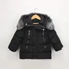 Down Coat Dulce Amor Kids Jacket Winter Warm Baby Boys Girls Parkas Coats Thicken Natural Fur Collar Hooded Outerwear Clothing