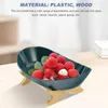 Teller Holz Süßigkeitenschale Trayative Schalen Tablett Esstisch Obst Küchentischbrothalter Plastik großer Portionen
