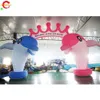 Outdoor Activities Free Air Ship 10mW (33ft) With blower Giant Dolphin Inflatable Arch Archway Gate Door for Sale