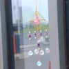 Figurines décoratives Crystal Wind Chime Moon Rainbow Sun Shine suspension Prism Ornement Catchers Garde