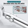 Têtes tête de douche haute pression 5 modes pommes de douche réglables avec du tuyau sauvegarde des accessoires de buse de buse de pulvérisation