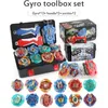 Beyblades Burst Launcher Grip Toy Blade Set Game Storage Box 12 Top Gyro 2 Birthday Gift for Boy 240418