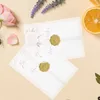 Geschenkomschakelschakel voor uitnodigingen Envelops afdichtingstickers Kaarten Inpakken Litmus Paper doorzichtige ontwerpstudent