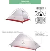Tent Cloud Up Mongar Star River 2 Perman Camping Tent Sultralight Backpacking Tent Tavert Travel Taver с бесплатным матом 240416