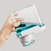 Speicherflaschen Waschmittel -Waschmittelspender Pulver Box klares Waschen flüssiger Behälter mit Deckel Haushalt Zubehör