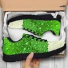 Sıradan ayakkabılar St. Patrick's Day Yeşil Bira Tasarım Marka Spor ayakkabıları konforlu tema talepleri özel