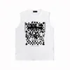 Europeiska och amerikanska modemärke Purple Brand New BPUR059 Scream Sketch Printed Vest Vest R84W80 Högkvalitativ Casual Fashion Vest