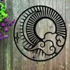 Decorações de jardim Sun Moon e estrelas