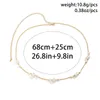 Taillenkettengürtel InneMark sexy Imitation Perle Taille Bauchgurt Kette für Frauen Sommer Beach Bikini Boho Urlaubskörperschmuck Y2K Accessoires