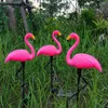Solar Flamingo Light LED Outdoor Innenhof Lampe Garten wasserdichte Pfadweg Dekor