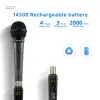 Microphones EALSEM 386 UHF Wireless Microphone Converter XLR Transmitter and Receiver Microphone Wireless System for Dynamic Microphone