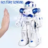 RC Robot RC Robot Toy Kids Intelligence Gesture Sensing Remote Control Robots Programme pour les enfants âgés de 3 4 5 6 7 Garçons Girls Birthday Gift T240428