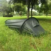 Backpacking tenda de camping ao ar livre saco de dormir leve pessoa única 240416 240426