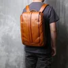 Backpack Retro First Layer Cowhide Men's Genuine Leather Large-capacity Multi-functional Casual Fashion Computer