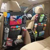 Borsa di stoccaggio Organizzatore di sedili per auto con touch screen tasche automatiche Cover tablet Porta del sedile Protezioni per viaggi per bambini Travel