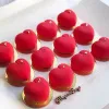 Kalıplar 8 Pack Love Mousse Mousse Tatlı Silikon Kalıp Küresel Çikolata Puding Kalıplar Jelly Buz Küp Küf Mum Kalıp Pişirme Aksesuarları