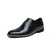 Swobodne buty modne męskie koronki Oxford Up Brown Business Sudyna codzienna praca dojeżdżająca do pracy ręcznie robione podeszwy bezpłatna dostawa