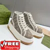 Zapatos de tenis de diseñador zapatos de lona beige azul jacquard jacquard denim zapatillas de mujeres asolas de goma bordada vintage 1977 zapatillas casuales envío gratis