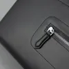 Echt lederen grote capaciteit aktetcase laptop tas zakelijke heren reisbedrijven solide kleurontwerper originele handtas casual ritssluiting bovenste kwaliteit tas