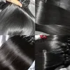 Rak vietnamesiska råa mänskliga hårbuntar hår viftar obearbetade naturliga färg hårförlängning 1 buntar affär