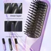 2 in 1 Wireless Hair Straightener Curler Comb Dryer and Straightening Brush 2600mAh Styling Appliance Crimper 240424