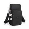 Bolsa de teléfono móvil para mujeres Nylon Cell Coin Strap Strap Shoulder Bolsas de cuerpo cruzado para viajar en billetera 240423