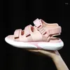 Casual schoenen sport sandalen vrouwelijke studenten zomer flat wilde smaak chique wind dennen cake dik bodem strand buiten vrouw