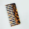 Lüks Tasarımcı Taşınabilir Geniş Diş Saç Yan Taraklar Kadınlar İçin Kızlar Anti-Statik Fırça Kabuk Saç Taraklar Dekoratif Güçlü Saç Klipleri Saç Aksesuarları