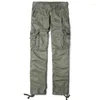 Pants pour hommes camouflage jogging jogging multi-poche tactique d'été travail